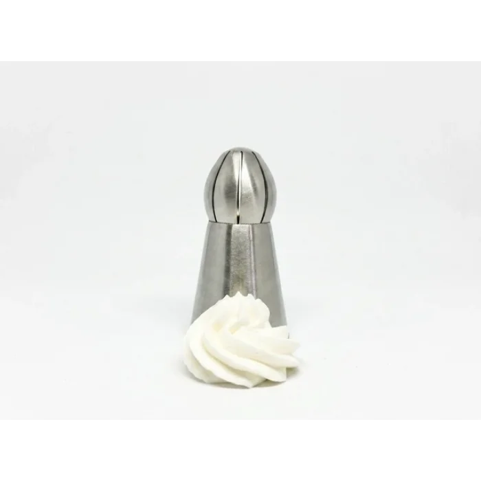 BUĞZ 5li Profesyonel Rus Top Duy Ucu Seti – 5.9 Cm Büyük Boy Paslanmaz Çelik Krema Sıkma Ve Fırfır Uçları