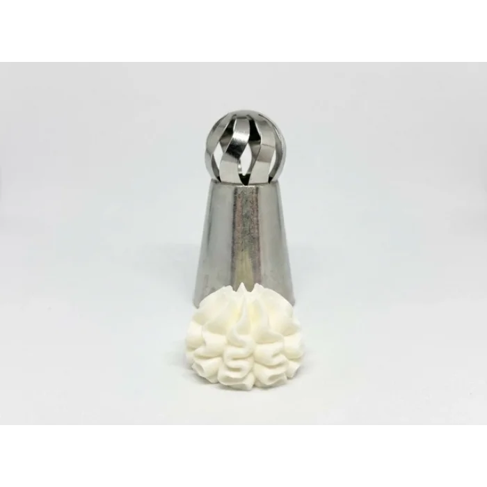 BUĞZ 5li Profesyonel Rus Top Duy Ucu Seti – 5.9 Cm Büyük Boy Paslanmaz Çelik Krema Sıkma Ve Fırfır Uçları