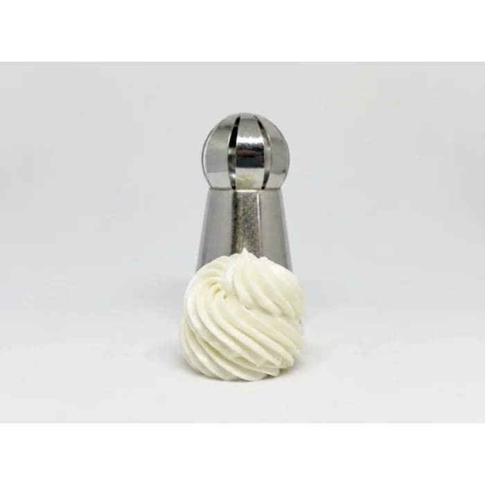 BUĞZ 5li Profesyonel Rus Top Duy Ucu Seti – 5.9 Cm Büyük Boy Paslanmaz Çelik Krema Sıkma Ve Fırfır Uçları