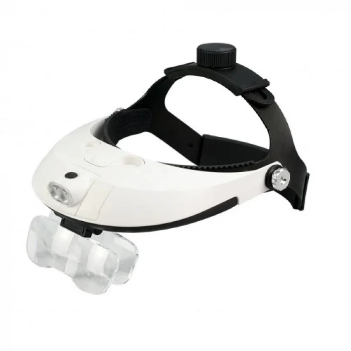 BUĞZ 5 Mercekli Çok Fonksiyonlu, Başlık Tip Işıklı Büyüteç 81001h