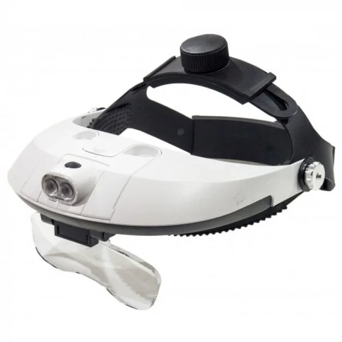 BUĞZ 5 Mercekli Çok Fonksiyonlu, Başlık Tip Işıklı Büyüteç 81001h