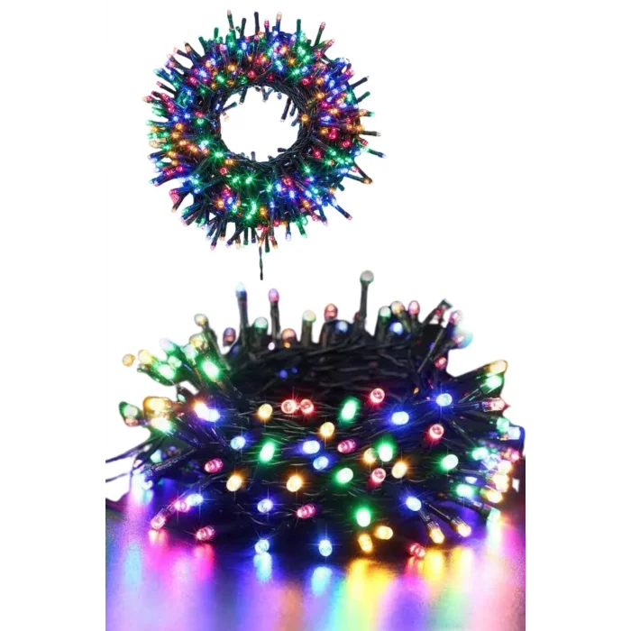 5 Metre Ampul LED Işık Renkli RGB Çok Renkli Led Aydınlatma