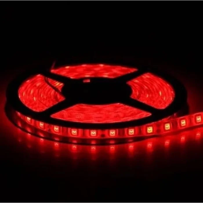 BUĞZ 5 METRE CATA CT 4482 10 Çip İç Mekan Şerit Led Kırmızı 12V