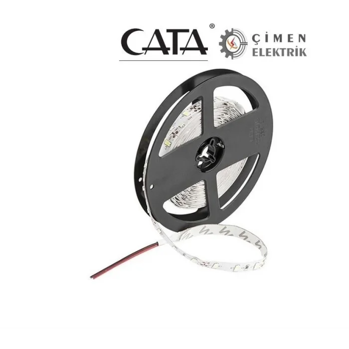 BUĞZ 5 METRE CATA CT 4537 Şerit Led 12 Çip 3200K Gün Işığı
