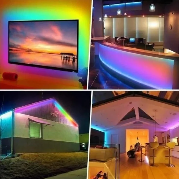 BUĞZ 5 METRE CATA CT 4545 3 Çipli İç Mekan Şerit Led Rgb