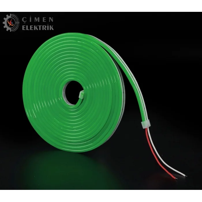  5 Metre NOAS YL42 0125 Dış Mekan 12V Yeşil Neon Hortum Led