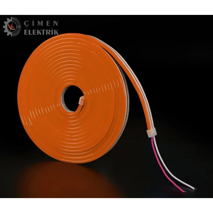 BUĞZ 5 Metre NOAS YL42 0126 Dış Mekan 12V Amber Neon Hortum Led