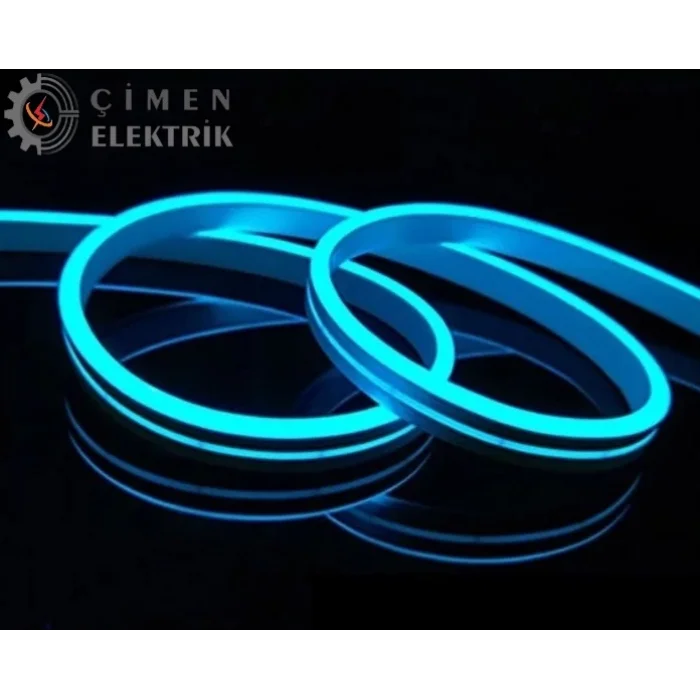  5 Metre Noas YL42 1220 Buz Mavi 12V Işık Dış Mekan Neon Led