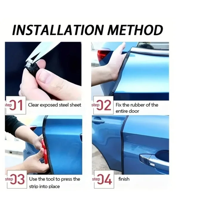 BUĞZ 5 Metrelik Araba Kapı Kenar Koruma Şeridi Rulosu