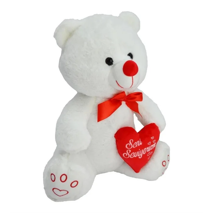 BUĞZ 50 CM KALPLİ AYI HALLEY