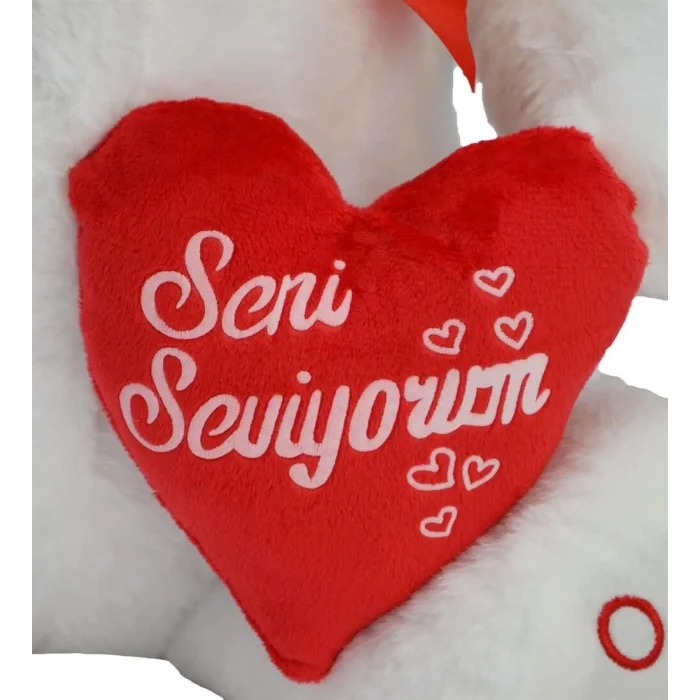 BUĞZ 50 CM KALPLİ AYI HALLEY