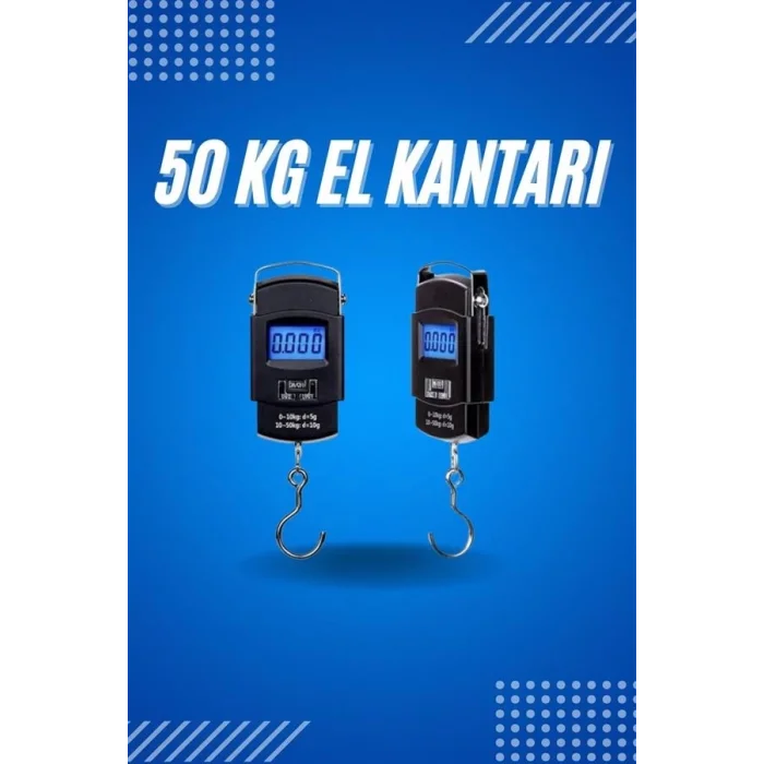  50 Kg Dijital El Terazisi Cep Tartısı El Kantarı Terazi