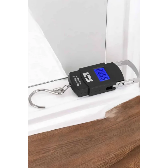 BUĞZ 50 Kg El Kantarı Ağırlık Ölçer Dijital Ekranlı Kancalı Portatif - BUĞZ