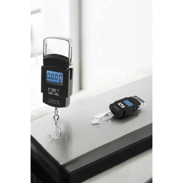 BUĞZ 50 Kg El Kantarı Ağırlık Ölçer Dijital Ekranlı Kancalı Portatif - BUĞZ