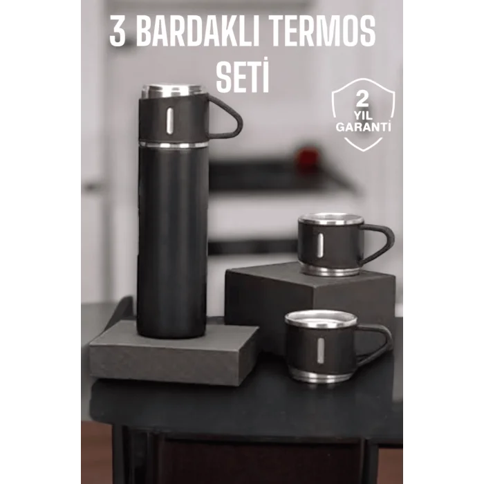  500 ml Kapasiteli Taşınabilir Basınçlı Termos Seti Günlük Kullanım için İdeal