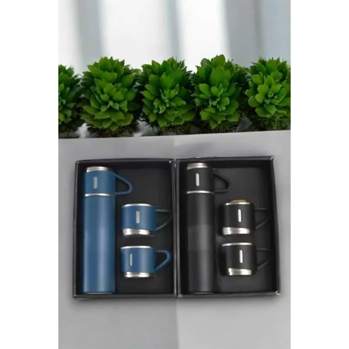 BUĞZ 500 ml Kapasiteli Taşınabilir Basınçlı Termos Seti Günlük Kullanım için İdeal