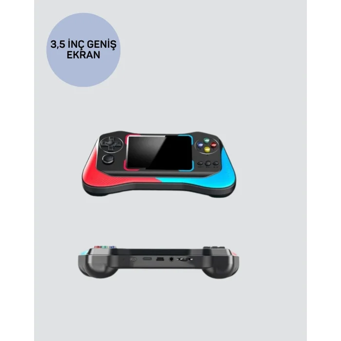 BUĞZ 500 Oyunlu El Tipi Taşınabilir Oyun Konsolu – Şarjlı ve TV Bağlantılı Model