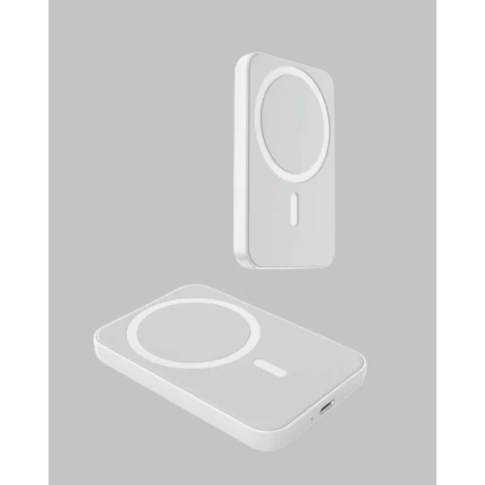 BUĞZ 5000mAh Manyetik Powerbank – iPhone Serisi İçin Taşınabilir Kablosuz Şarj Cihazı