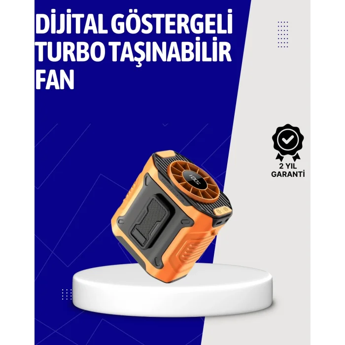  5000mAh Şarjlı Soğutma Fanı Taşınabilir
