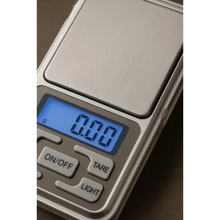 BUĞZ 500g 0.01 Hassas Dijital Terazi Kuyumcu Eczane Laboratuvar LCD Ölçüm Tartısı Cep Tipi