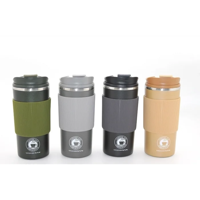 BUĞZ 500ml Paslanmaz Çelik Termos Mug - Sızdırmaz Kapaklı Çift Katmanlı Termos Alk3133