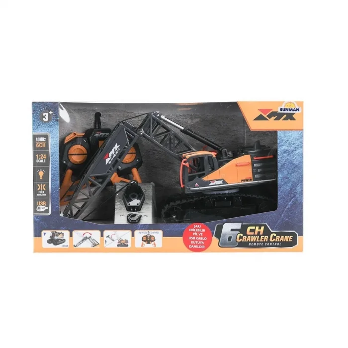  5086 SUN-İş Makinesi Paletli Vinç   1:24 Buldozer