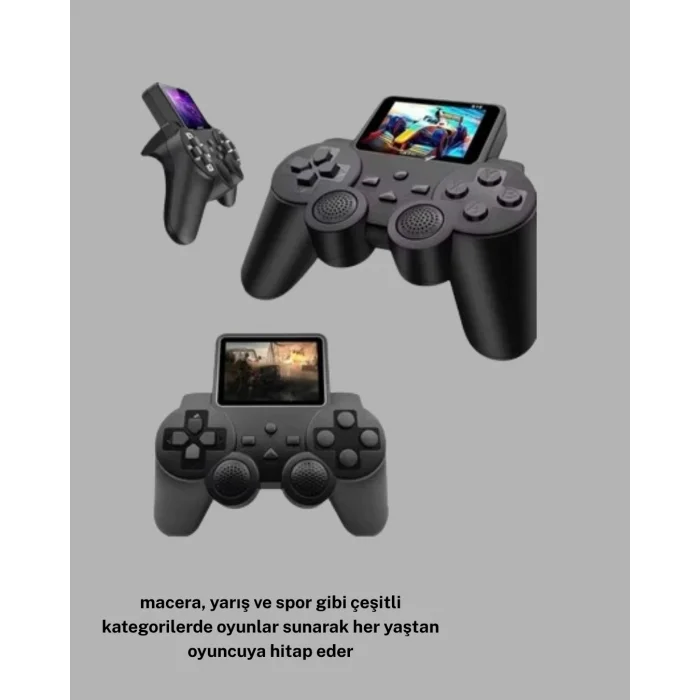 BUĞZ 520 Oyunlu Atari S10 El Konsolu – Retro Tasarım, Şarjlı ve Taşınabilir Oyun Deneyimi