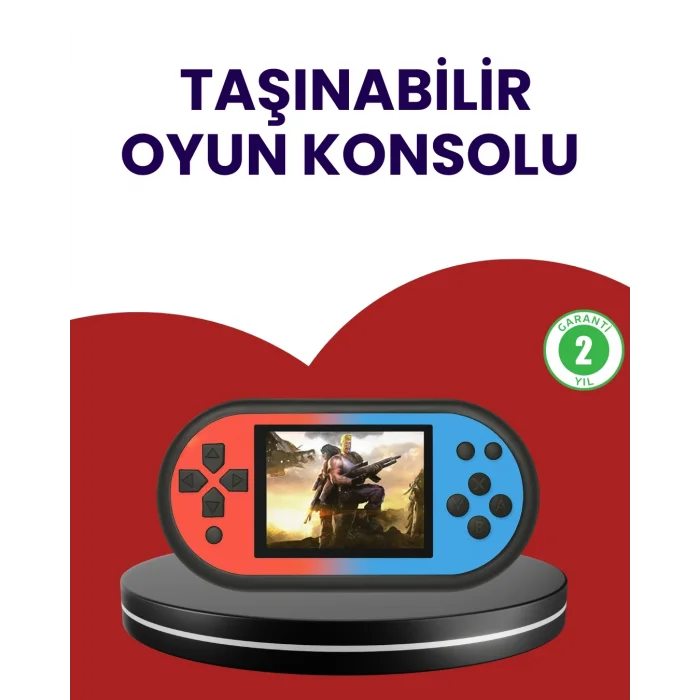 BUĞZ 520 Oyunlu El Oyun Konsolu TV Bağlantılı HD LCD Ekranlı