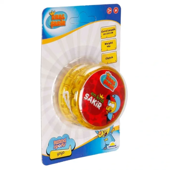 BUĞZ 5354 SUN-RST-RSP-YOYO KRAL ŞAKİR 6CM SARI IŞIKLI KRTL KRAL