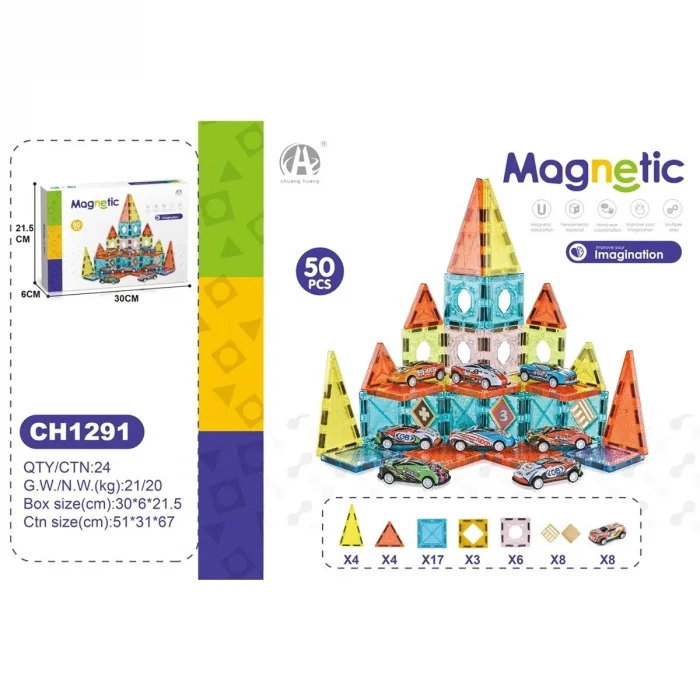BUĞZ 5.5CM Manyetik Blok 50 Parça
