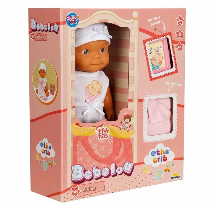  5683 Bebelou Sesli Hoş Geldin Bebeği 30 cm -Sunman