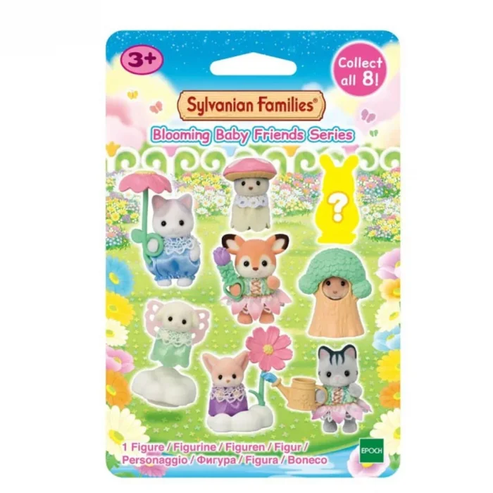 BUĞZ 5823 Sylvanian Families Bebek Minifigür Çiçek Serisi Tekli Sürpriz Figür +4 yaş