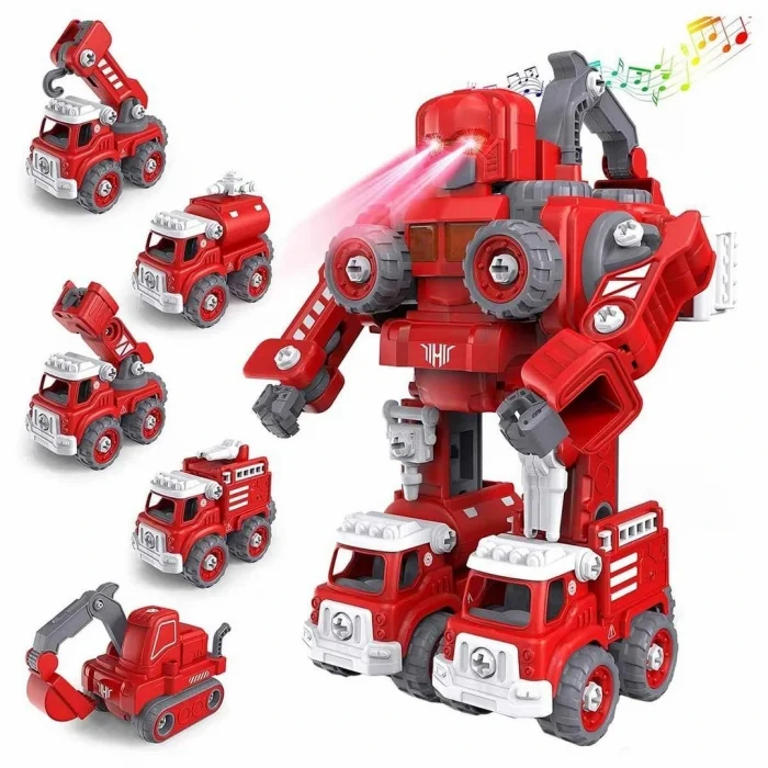 BUĞZ 5in1 Zapp Toys Sesli ve Işıklı Sök Tak Robot