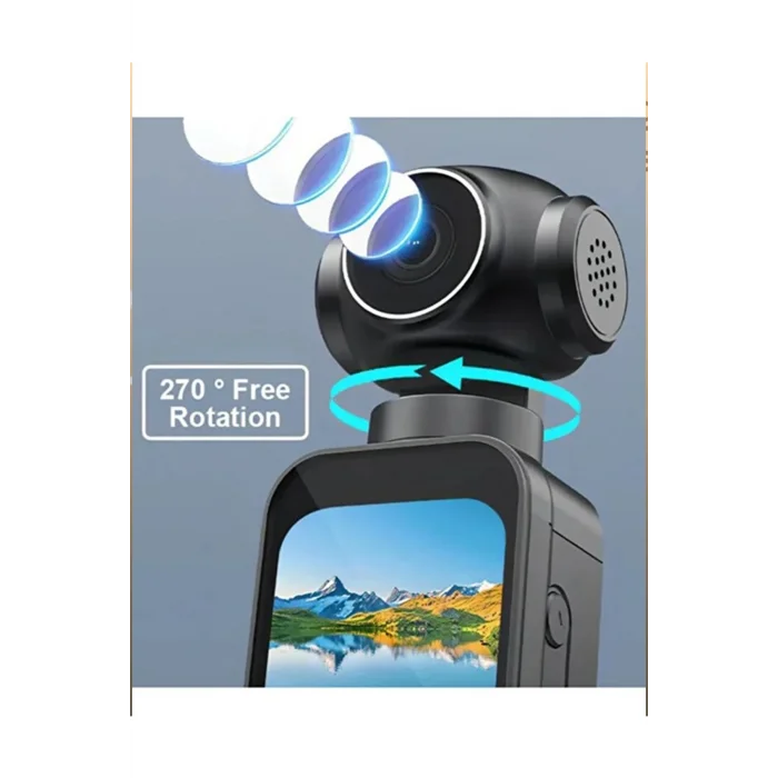 BUĞZ 5k Ultra Hd Aksiyon Kamerası Ultra Stabil Çekim, Anti-shake Teknolojisi