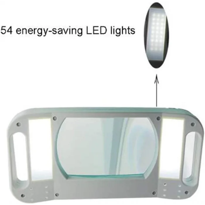 BUĞZ 5x 10x Büyüteç  Led Işıklı Süper Parlak Enerji Tasarruflu  Masa Lambası Lt861