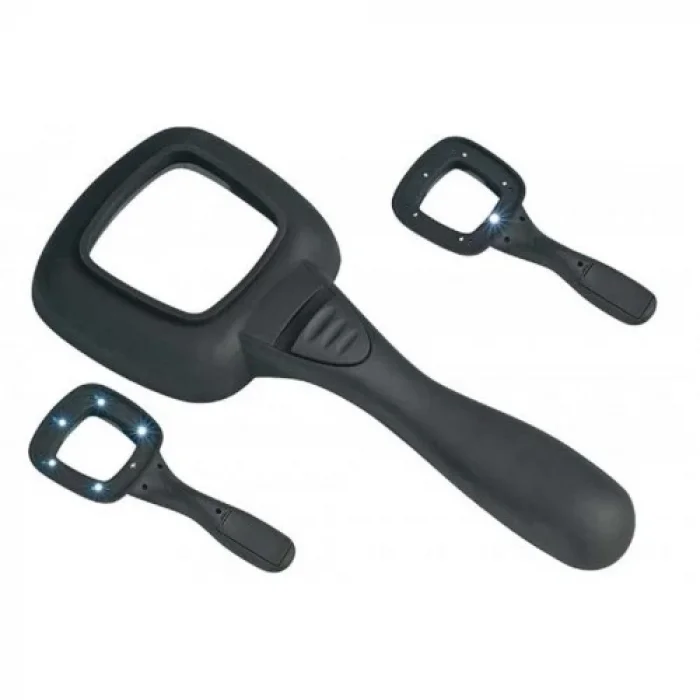 BUĞZ 6 Ledli Ve Mor Işıklı Büyüteç 60mm - BUĞZ