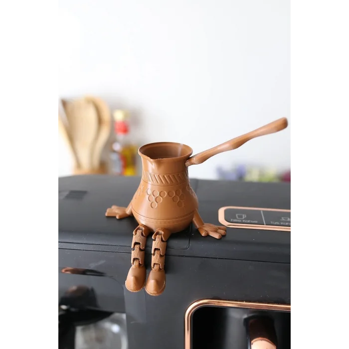  6lı Ayaklı Kahve Seti - Moka Pot - Kahve Tanesi - Çaydanlık - Cezve - Kahve Bardağı - Bardak