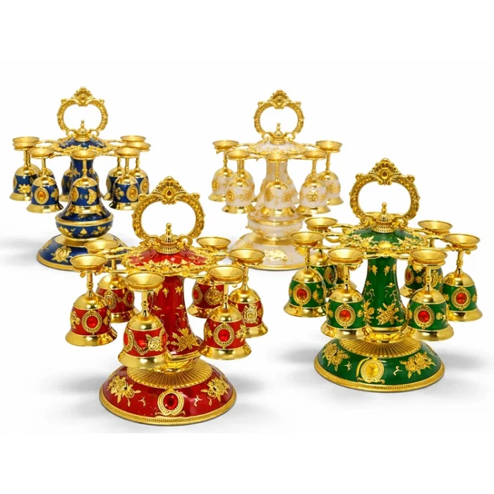 BUĞZ 6lı Lüks Sunum Ve Dekoratif Kadeh Seti