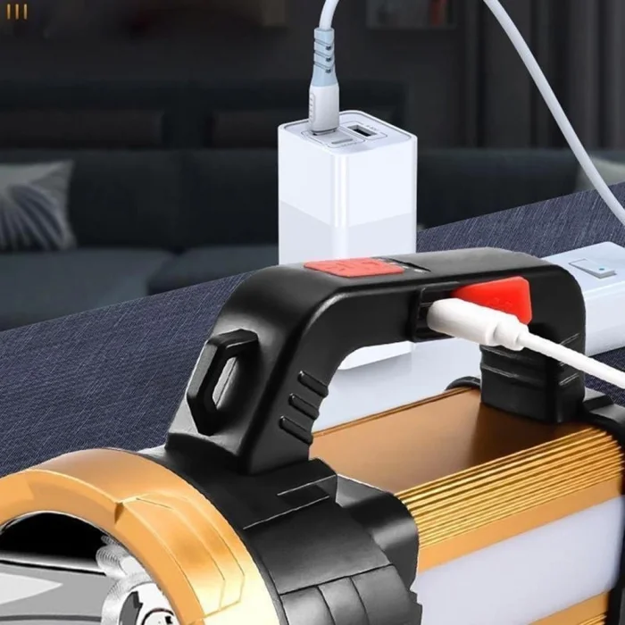 BUĞZ 6 Mod Şarjlı El Feneri Projektör Tipi  Wt-615