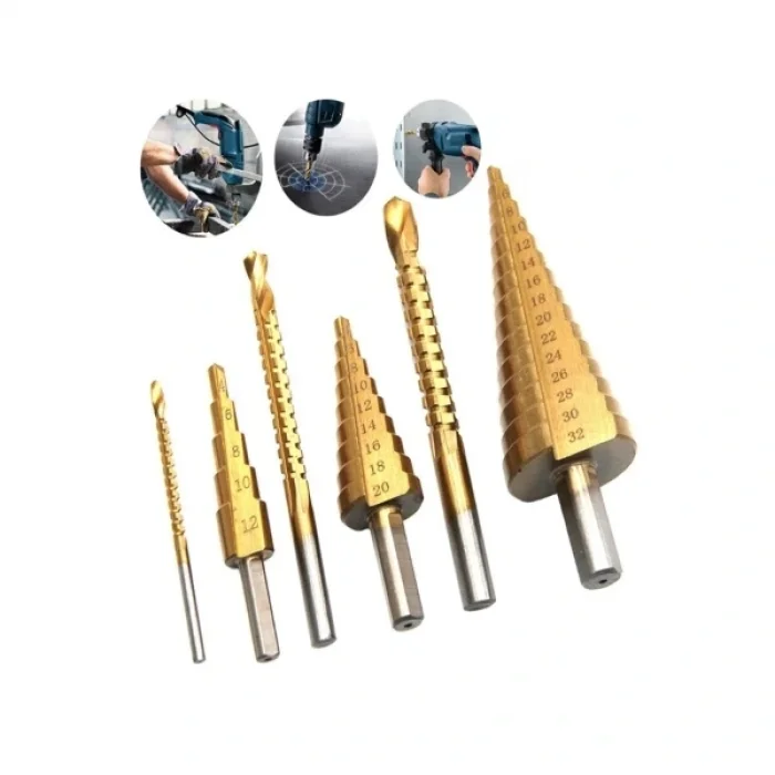 BUĞZ 6 Parça Kademeli Matkap Ucu Seti