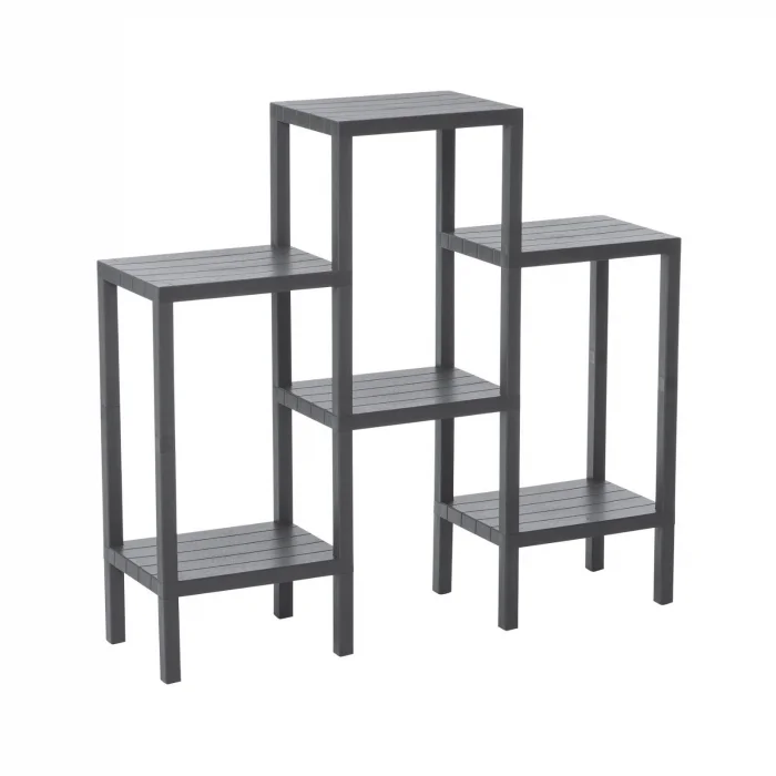 BUĞZ 6 Raflı - Gri Modüler Ünite Plastik 108x100x29 Cm Bx40