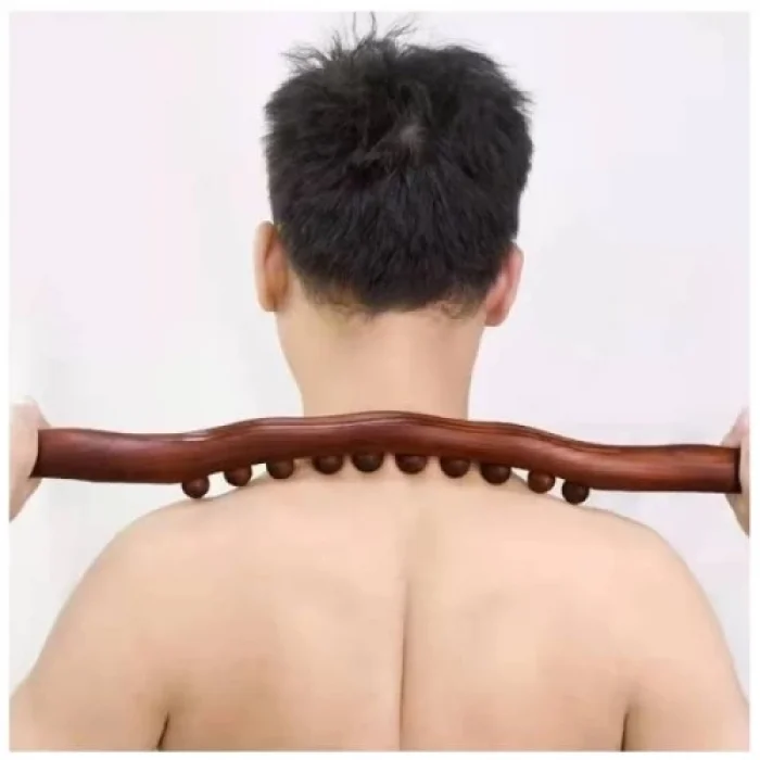 BUĞZ 60 cm Doğal Ahşap Masaj Sopası