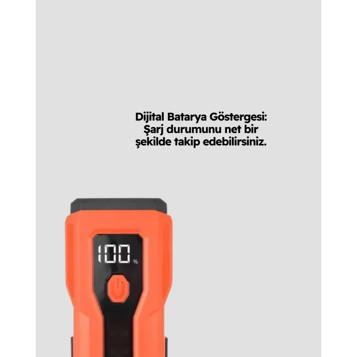BUĞZ 600 Lümen Bisiklet Ön Işık Powerbankli Çakar COB Led - Lisinya
