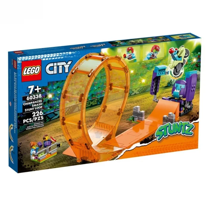  60338 Lego City - Şempanze Yumruğu Gösteri Çemberi, 226 parça, +7 yaş