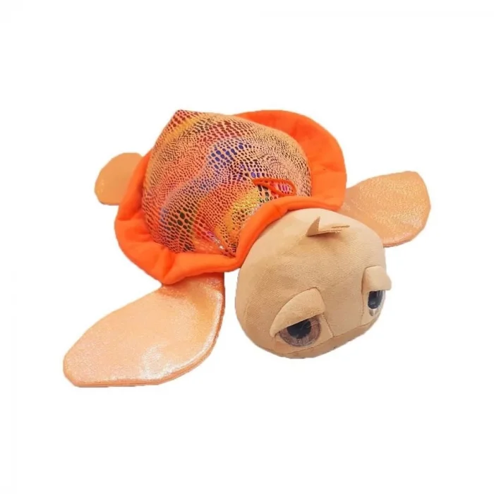  62551 35 cm İri Gözlü Karetta Kaplumbağa Peluş -1 adet fiyatıdır