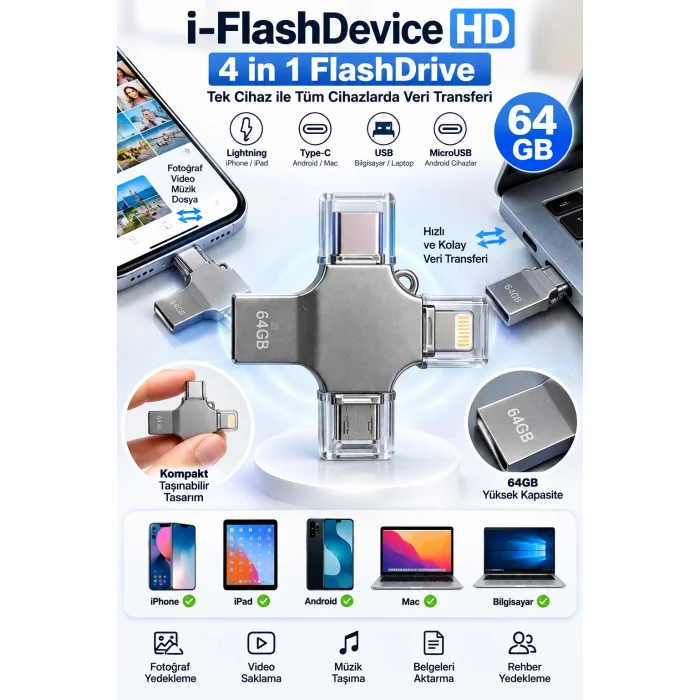 BUĞZ 64 GB FLASH BELLEK - BUĞZ