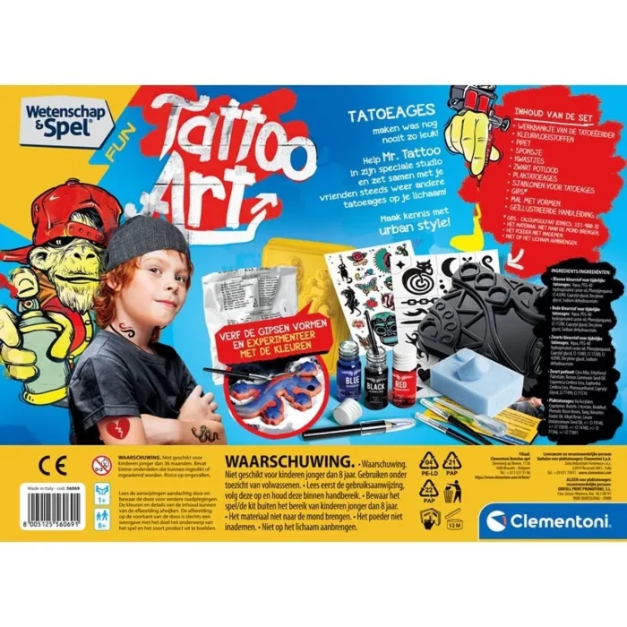  64329 Bilim ve Oyun - Dövme Sanatı +8 yaş