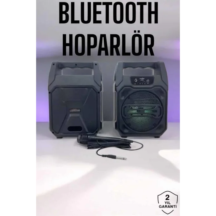  6.5 İnç Kablosuz Hoparlör Bluetooth Bağlantılı Yüksek Ses Kaliteli