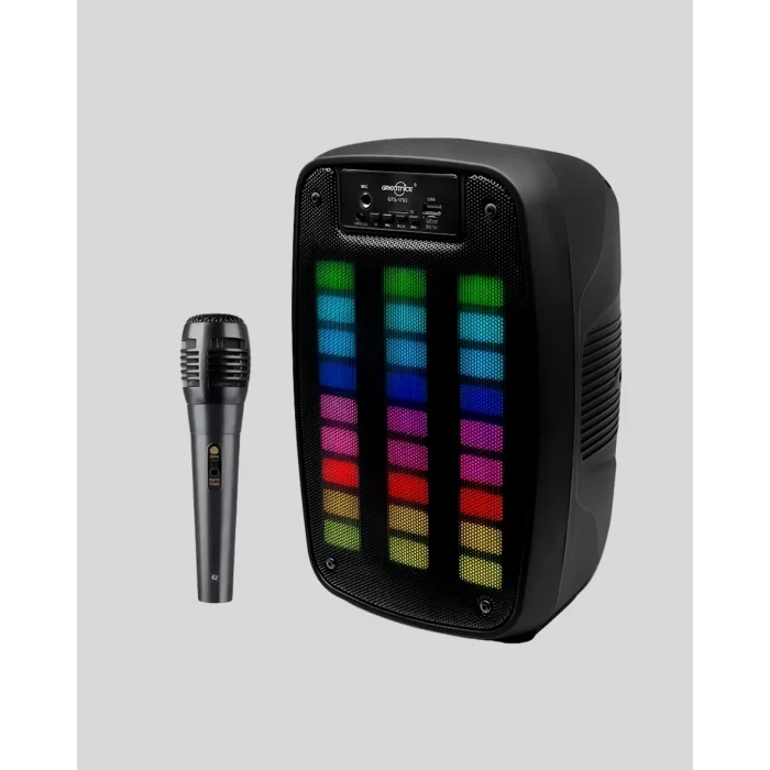 BUĞZ 6.5” LED Işıklı GTS 1793 Bluetooth Hoparlör Güçlü Bass ve FM Destekli