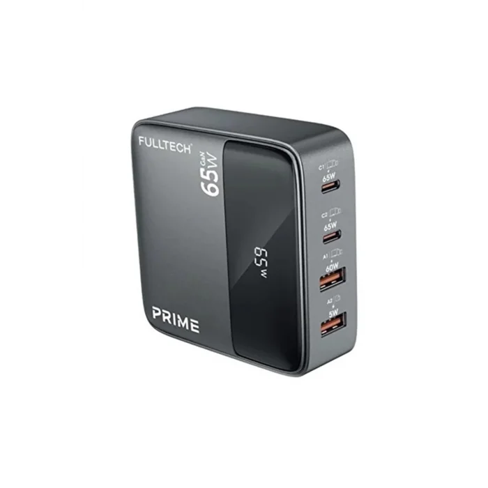 BUĞZ 65w Masaüstü 4 Portlu Hızlı Şarj Cihazı İstasyonu 2xusb-a, 2xtype-c Giriş,1,5 Mt. Kablo